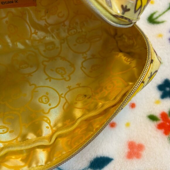 San-X Rilakkuma Makeup Pencil Bag 🐥 Kawaii Kiiroitori Bird - Picture 9 of 9